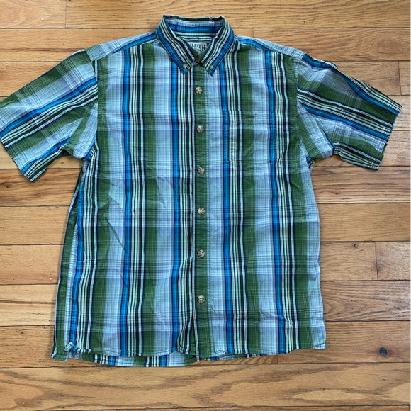 Duluth Trading Co Other - Duluth Trading Co Plaid Short Sleeve Button Down Shirt Size M